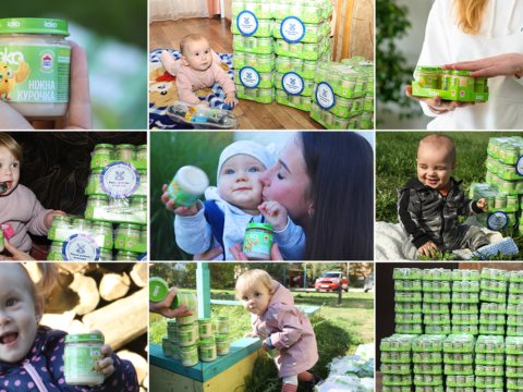 Благодійний проєкт від «Наша Ряба»: дитяче харчування «КОКО» для найменших українців