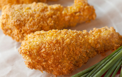 Хрумкі курячі гомілки в паніровці