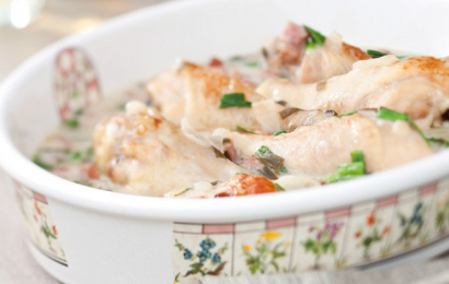 Курячі гомілки в креольському стилі