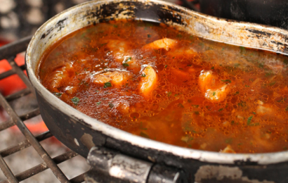 Курячий суп з квасолею