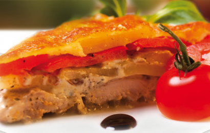 Мільфей з куркою та томатами