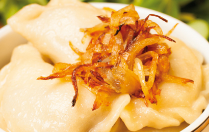 Вареники з куркою та печінкою