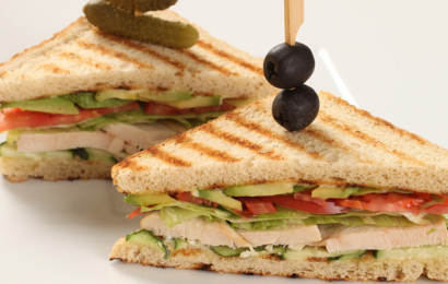 Хрусткий тост з курочкою