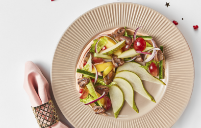 Фруктовий салат з серцями