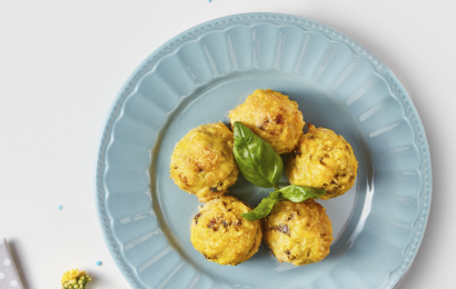 Аранчіні з печінкою та базиліком