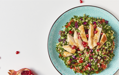 Салат Табуле з курочкою гриль