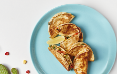 Кесаділья з куркою та коріандром