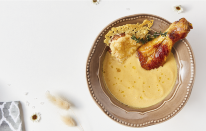 Цибулевий суп із гомілкою