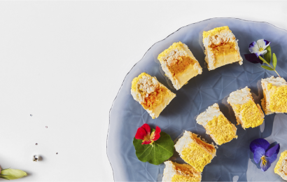 Курячий салат-рулет Мімоза