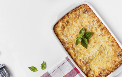 Куряча лазанья під соусом помодоро