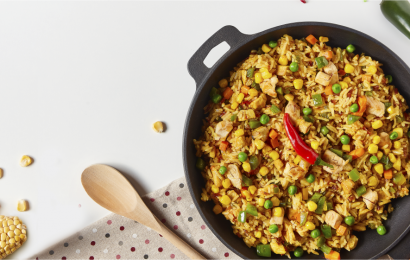 Паелья з курятиною