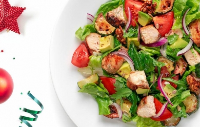 Салат з курки «Айдахо», кмином і авокадо