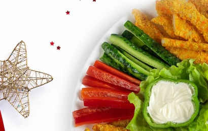 Курячі стріпси із сиром