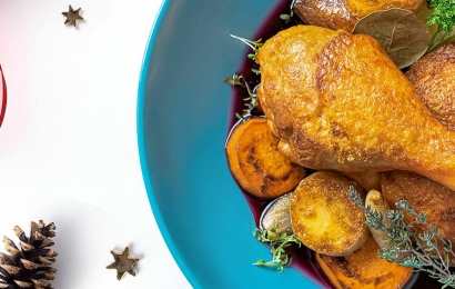 Кок-О-Вен або курочка по-французьки в вині