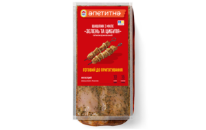 Шашлик з філе «Зелень та цибуля»