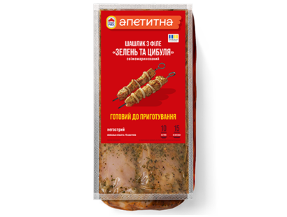 Шашлик з філе «Зелень та цибуля»