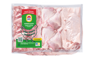 Асорті: шлунок, гомілка, нижня частина спинки