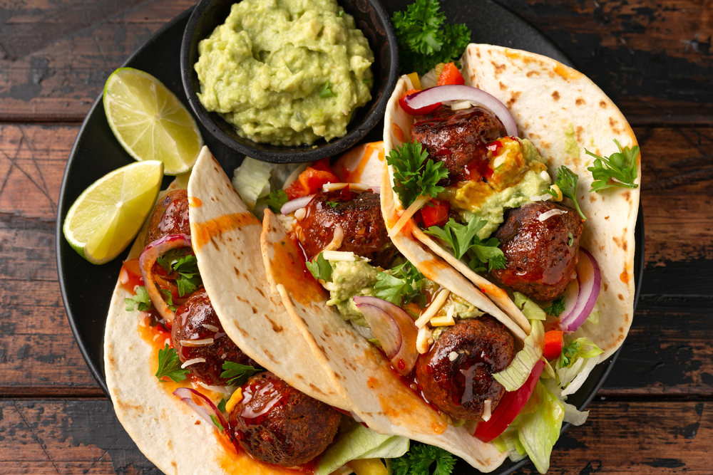 Апетитна Наша Ряба рецепт кебаб курячий лаваш овочі