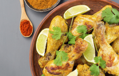 Різдвяна ніжність: курячі гомілки у цитрусовому соусі з йогуртом