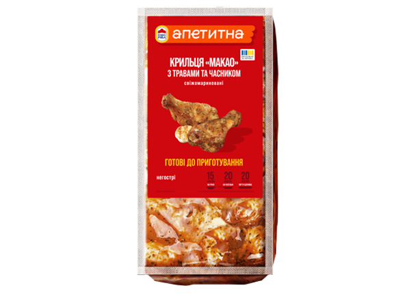 Крильця «Макао» з травами та часником